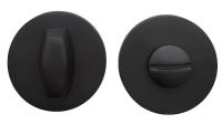 Завертка Trodos 708BK-03 на круглой розетке (черный матовый)