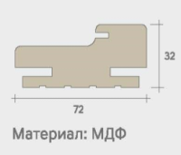 Коробка телескоп Корадубов (бетон известковый (БТИ), 32*72, 2065, Экошпон)