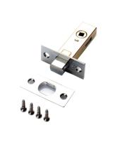 Задвижка межкомнатная РЕНЦ (черный никель, арт. INL-BK 45 MBN)