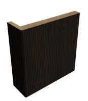 Наличник телескопический МДФ Корадубов, покрытие ПВХ  (образец, айс, Soft touch, 80*10, 2200)