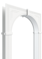 Арка Греция универс. бланко, покрытие Enamel (500тс*1200шп, 2100, патина золото)