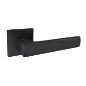 Дверная ручка Trodos 845-03 на квадратной розетке (204777, черный матовый)