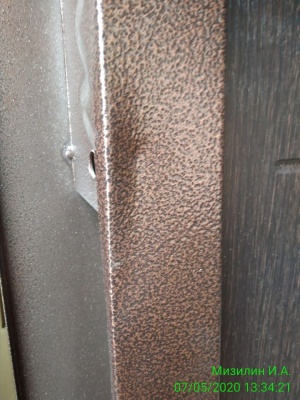 Тульские двери  Е1 НИКА , хром (антик медный, МДФ Венге) 1900*960, Правая ЛОТ 9261157