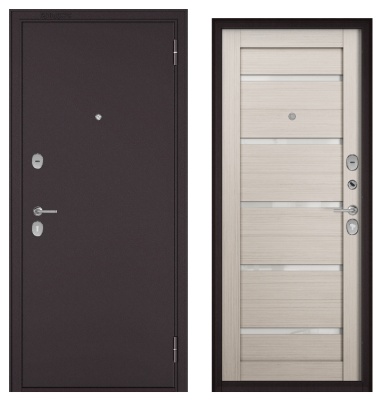 BULDOORS FAMILY ECO, МДФ ларче бьянко CR-142 lakobel white, 2 замка