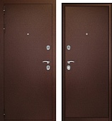 Тульские двери  А100  мет/мет , хром (антик медный, антик медный)  (2050*960, Левая)