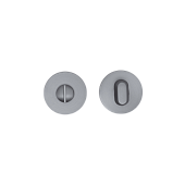 Завертка на круглой розетке ABRISS, арт. BK 2505 (30037, матовый хром)