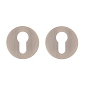 Накладка на цилиндр на круглой розетке Code Deco Slim (33075, NISM никель супер матовый, арт. DP-C-40)