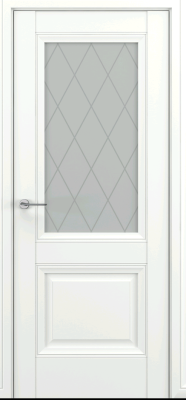 ДО 90 Венеция В3 матовый белый ZADOOR, Полипропилен