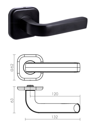 Ручка раздельная K.TRD62 TOROID BL-24