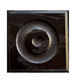 Замок к фигурному наличнику шпон (RUMAX)  (натур.дуб тон каштан)