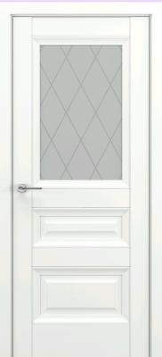 ДО 90 Ампир В2 матовый белый ZADOOR, Полипропилен