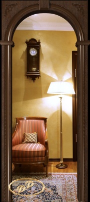 Арка Эстет шпон, нат.дуб, тон коньяк