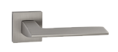 Дверная ручка Ночиата на квадратной розетке (никель супер матовый, арт. INAL 531-03 MSN)