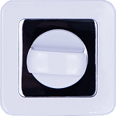 Завертка Медио MLBK 78 (WW/CP белый/хром)