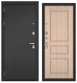 Бульдорс ТРАСТ МАСС, МДФ ясень ривьера крем 9СД-2 (2000*960, левая, букле антрацит, хром)