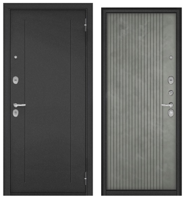 BULDOORS TRUST ECO, RL-1, МДФ бетон серый 9E-161