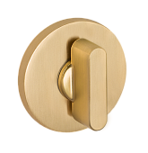 Завертка на круглой розетке РЕНЦ (золото матовое сатинированное, арт. INBK 06 SSG)