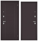 Бульдорс ТРАСТ ЭКО СТАЛЬ, тисн. РЛ-4, 2 замка (2000*960, R, правая, Нестандарт, букле шоколад)