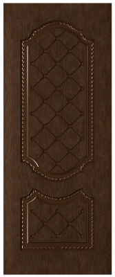 ДП 60*200 Экстра (шпон НАТУР.ДУБ, тон Каштан, Глухое).