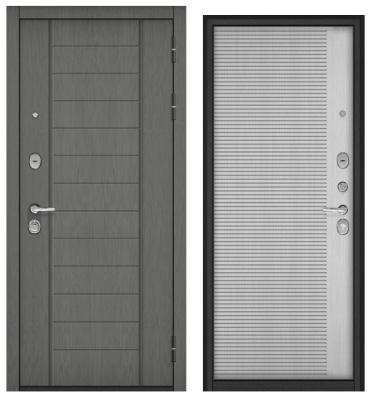 BULDOORS TRUST MASS, МДФ дуб серый 9S-137, МДФ ларче белый 9S-160