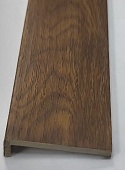 Наличник МДФ телескоп ПВХ (А) (Корадубов) (дуб золотой, 70*8, 2150, плоский, шип 3*25)
