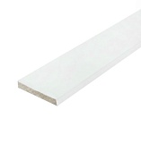 Наличник плоский, ПВХ (ГУФД) (белый, 70*8, 2150)