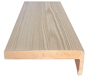 Наличник телескопический (1шт*2,2м) для Бульдорс,толщина 10мм, ширина 70мм, МДФ , покрытие ПВХ (ясень ривьера крем)