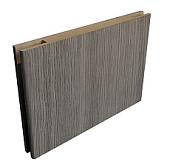 Добор 100 телескопический, покрытие Экошпон (ALBERO) (кедр серый, 10*100, 2070)