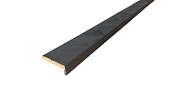 Наличник телескоп. Корадубов, серия "ПВ", покрытие ЭкоШпон (бетон тёмный, 70*8, 2150, плоский)