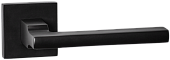 Дверная ручка Савоярди на квадратной розетке (INAL 514-03, B черный)