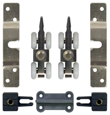Комплект 4-колесных роликов для раздвижных дверей PAL-4 Паллини (до 50кг)