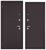 Бульдорс ТРАСТ ЭКО СТАЛЬ, тисн. РЛ-4, 2 замка (2050*960, L, левая, букле шоколад)