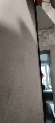 ***ДО 80 Серебро 4 бетон серый, покрытие ПВХ, стекло зеркало серое, ЛОТ 0152399
