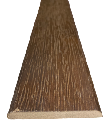 Наличник плоский шпон НАТУР.ДУБ тон Каштан МДФ 10мм
