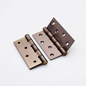 Петля врезная универс. РЕНЦ 100*75*2,5 (бронза античная, арт. IN100-4BB FH AB)