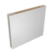 Добор 200 телескопический, покрытие Эмаль ПП (ALBERO) (белый, 200*10, 2070)