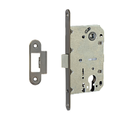 Замок врезной бесшумный VETTORE (20039, графит, арт. 410 C-S KEVLAR)