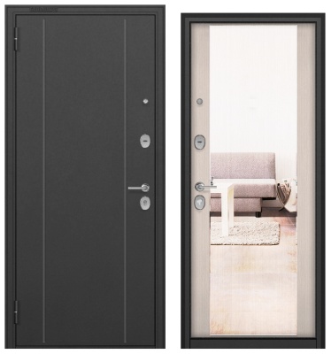 BULDOORS FAMILY ECO, RL-1, МДФ ларче бьянко E-164 зеркало, лев