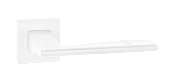 Дверная ручка Риволи на квадратной розетке (INDH 72-03, SW - супер белый)
